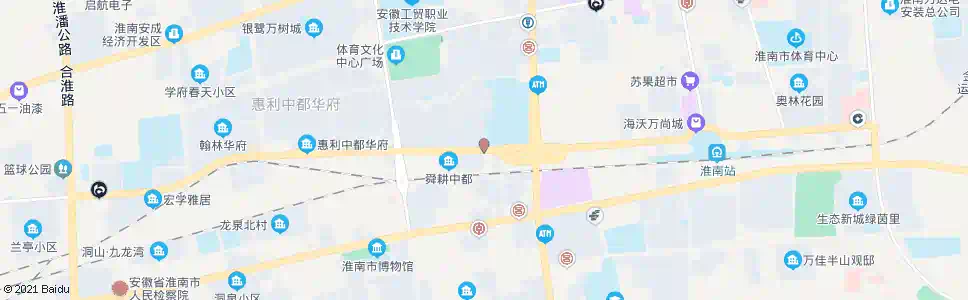 淮南舜耕西路_公交站地图_淮南公交_妙搜公交查询2025