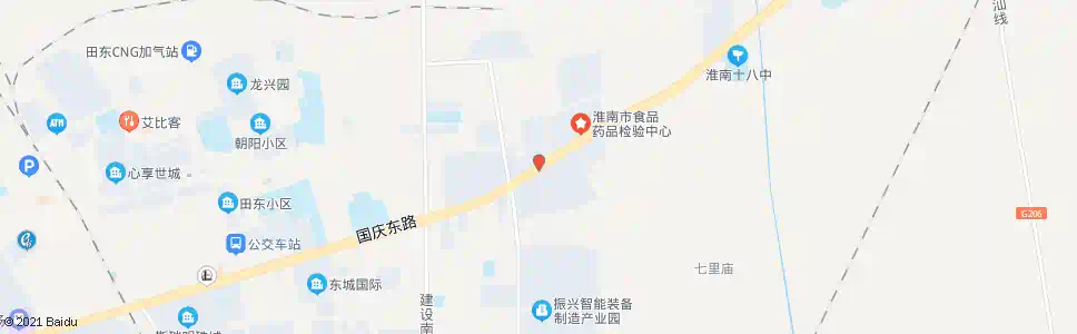 淮南绿十字_公交站地图_淮南公交_妙搜公交查询2025