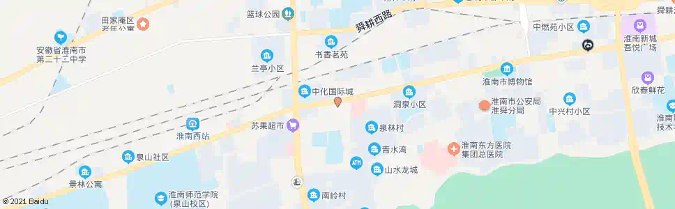 淮南公交一公司_公交站地图_淮南公交_妙搜公交查询2025
