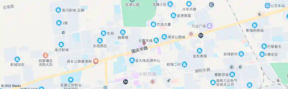 淮南淮师附小_公交站地图_淮南公交_妙搜公交查询2025