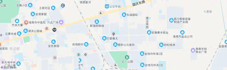 淮南文汇中学_公交站地图_淮南公交_妙搜公交查询2025