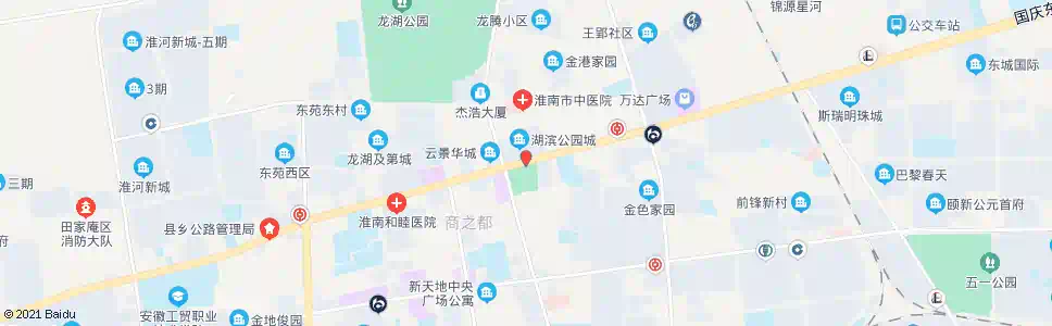 淮南玉龙家私_公交站地图_淮南公交_妙搜公交查询2025