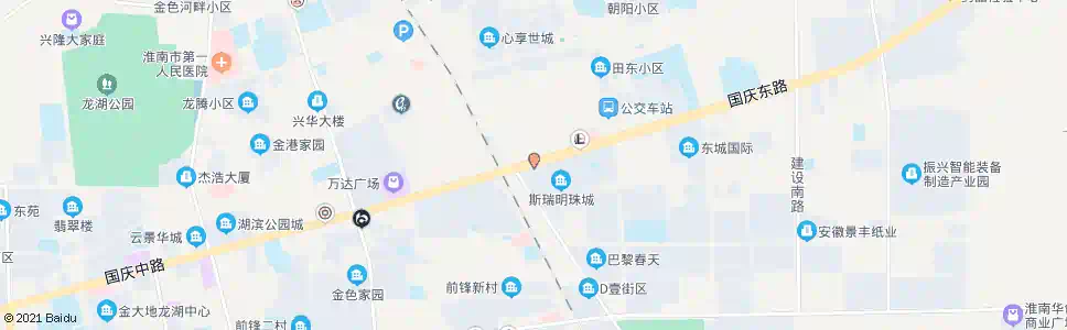 淮南六里站_公交站地图_淮南公交_妙搜公交查询2025