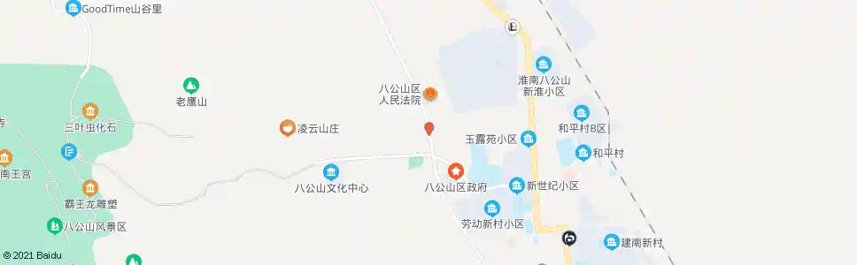 淮南八区法院_公交站地图_淮南公交_妙搜公交查询2025