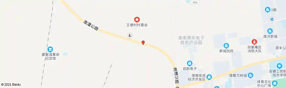 淮南下陈_公交站地图_淮南公交_妙搜公交查询2025