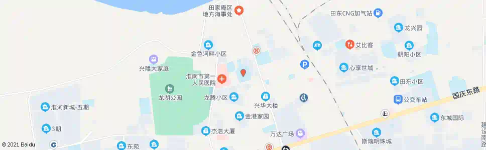 淮南三中_公交站地图_淮南公交_妙搜公交查询2025