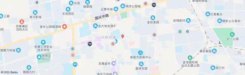 淮南华安证券_公交站地图_淮南公交_妙搜公交查询2025