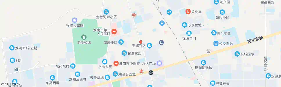 淮南淮舜中路_公交站地图_淮南公交_妙搜公交查询2025