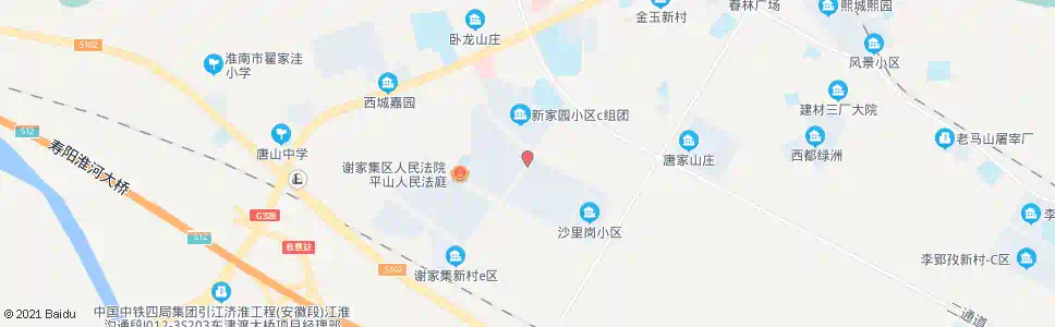 淮南新家园_公交站地图_淮南公交_妙搜公交查询2025