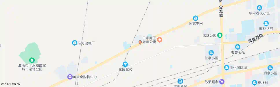 淮南水泥厂_公交站地图_淮南公交_妙搜公交查询2025