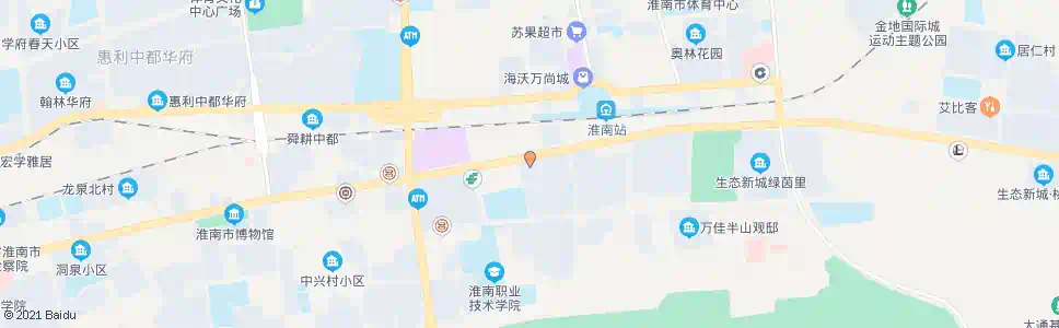 淮南田家庵区公安分局_公交站地图_淮南公交_妙搜公交查询2025