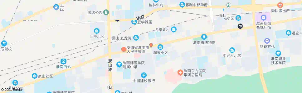 淮南铁路新村_公交站地图_淮南公交_妙搜公交查询2025
