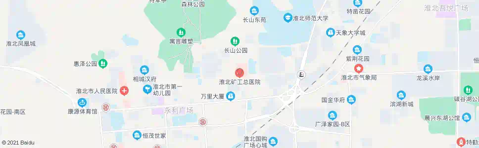 淮南矿工医院_公交站地图_淮南公交_妙搜公交查询2025
