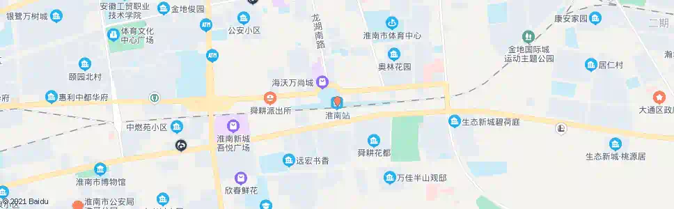 淮南天桥_公交站地图_淮南公交_妙搜公交查询2025