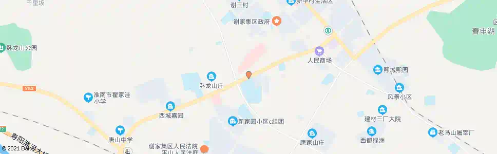 淮南淮南五中_公交站地图_淮南公交_妙搜公交查询2025