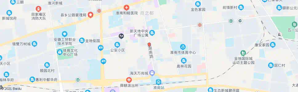 淮南龙湖路(南)_公交站地图_淮南公交_妙搜公交查询2025
