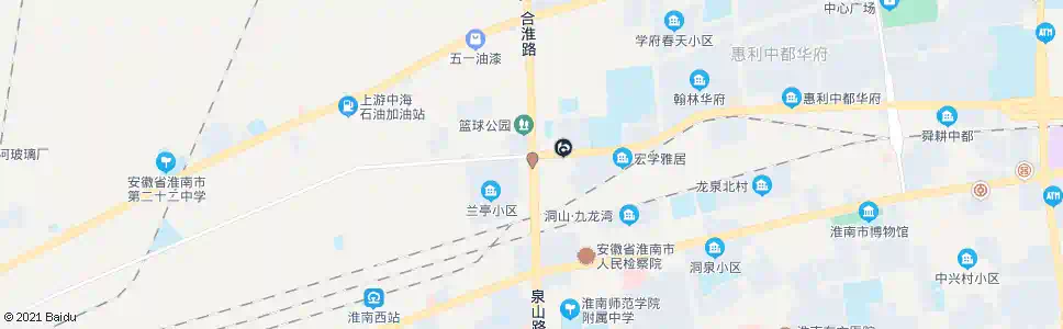 淮南化肥厂_公交站地图_淮南公交_妙搜公交查询2025