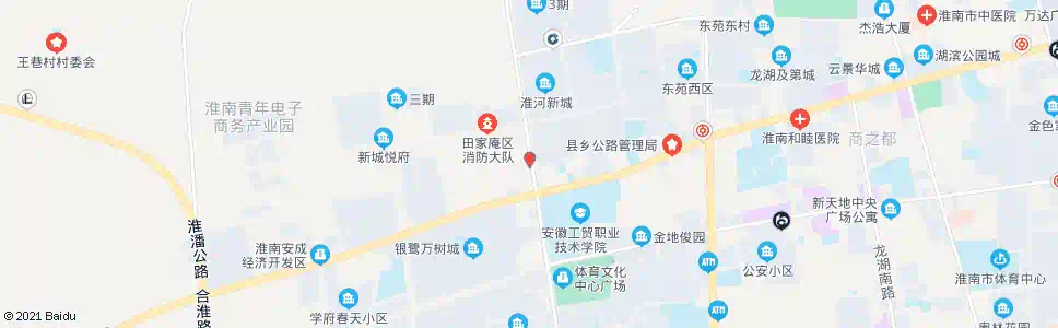 淮南上品印象_公交站地图_淮南公交_妙搜公交查询2025