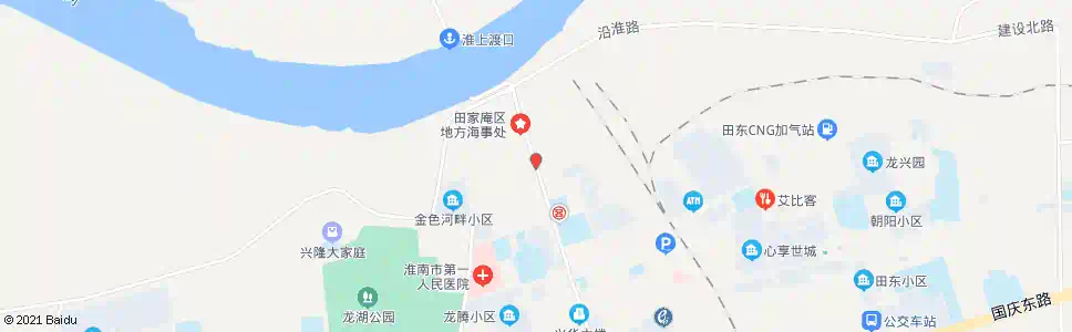 淮南淮河路_公交站地图_淮南公交_妙搜公交查询2025