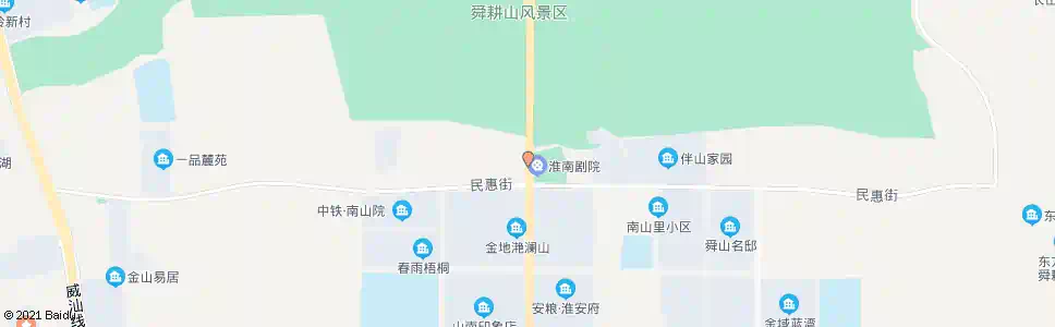 淮南山南管委会_公交站地图_淮南公交_妙搜公交查询2025