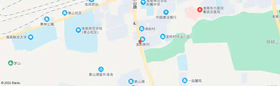 淮南九十七处_公交站地图_淮南公交_妙搜公交查询2025