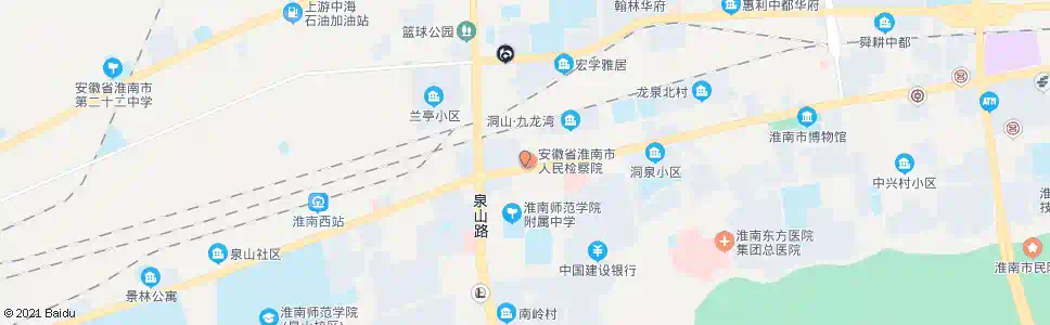 淮南淮南报社_公交站地图_淮南公交_妙搜公交查询2025