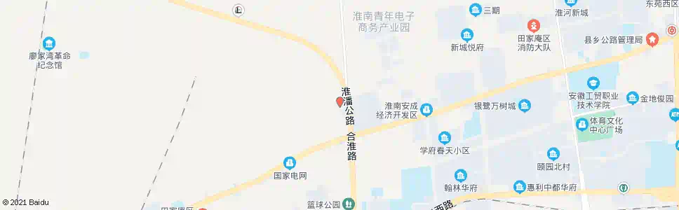 淮南交警二大队_公交站地图_淮南公交_妙搜公交查询2025