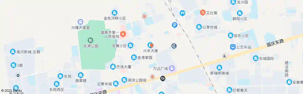 淮南淮舜路_公交站地图_淮南公交_妙搜公交查询2025