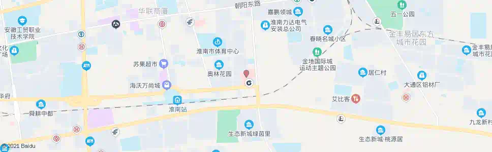 淮南新康医院_公交站地图_淮南公交_妙搜公交查询2025