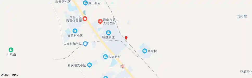 淮南蔡岗_公交站地图_淮南公交_妙搜公交查询2025