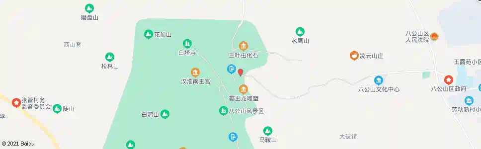 淮南地质公园_公交站地图_淮南公交_妙搜公交查询2025
