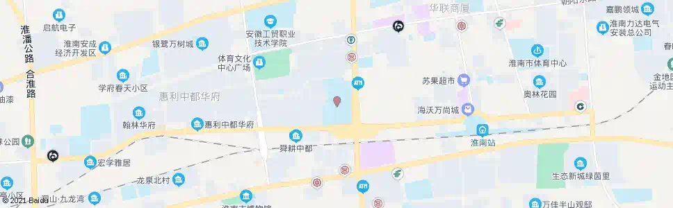 淮南矿一中_公交站地图_淮南公交_妙搜公交查询2025