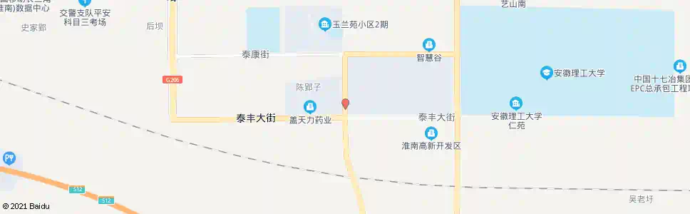 淮南吴小郢_公交站地图_淮南公交_妙搜公交查询2025