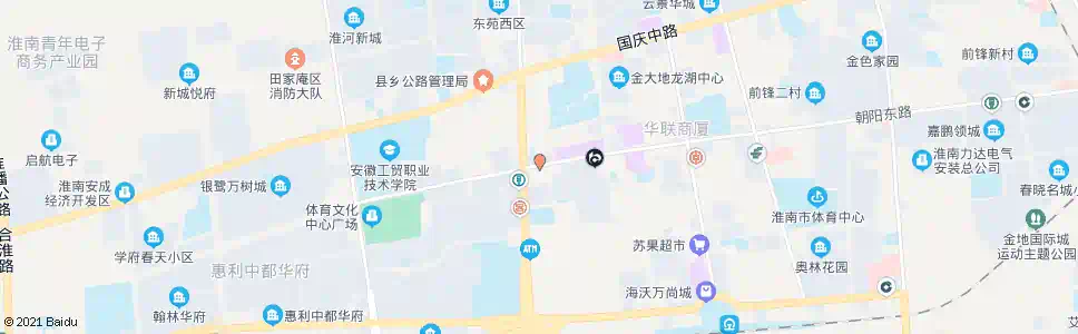 淮南科委_公交站地图_淮南公交_妙搜公交查询2025