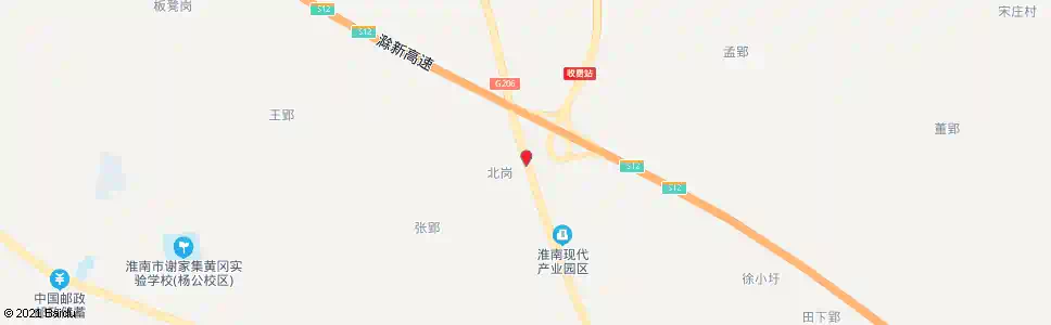 淮南北岗_公交站地图_淮南公交_妙搜公交查询2025