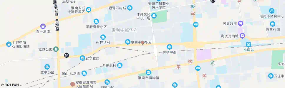 淮南洞三小_公交站地图_淮南公交_妙搜公交查询2025