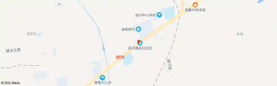 淮南洛河电厂_公交站地图_淮南公交_妙搜公交查询2025