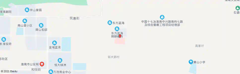 淮南保健院_公交站地图_淮南公交_妙搜公交查询2025