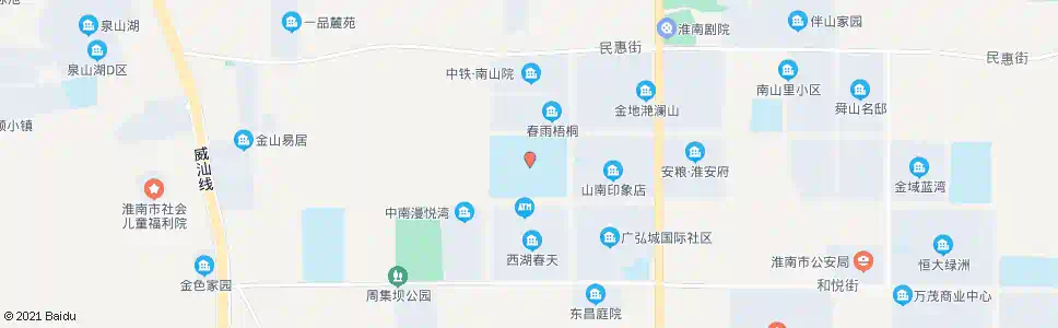 淮南老二中_公交站地图_淮南公交_妙搜公交查询2025
