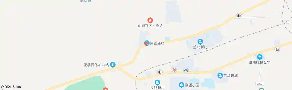 淮南周郢新村_公交站地图_淮南公交_妙搜公交查询2025