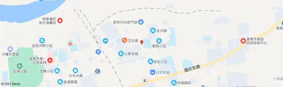 淮南二十三中_公交站地图_淮南公交_妙搜公交查询2025