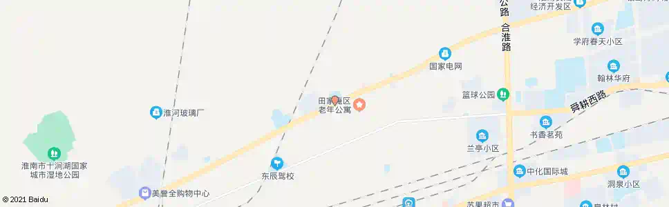 淮南望峰岗(十涧湖东路)_公交站地图_淮南公交_妙搜公交查询2025