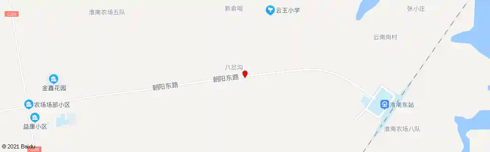 淮南曹家湖_公交站地图_淮南公交_妙搜公交查询2025