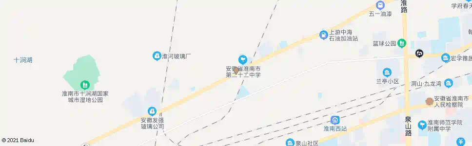 淮南石家店_公交站地图_淮南公交_妙搜公交查询2025