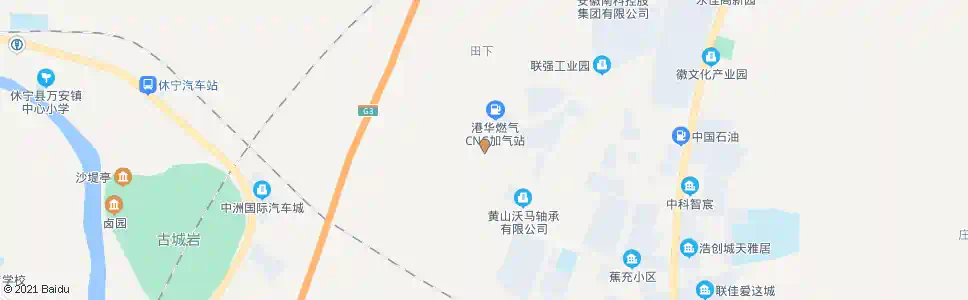 黄山霞高路口_公交站地图_黄山公交_妙搜公交查询2025