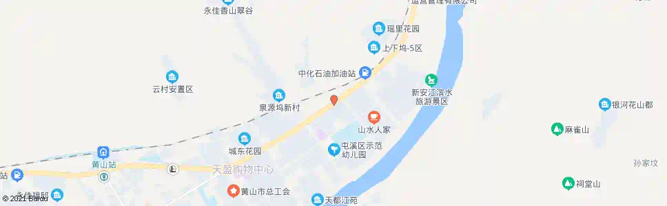 黄山金太阳市场_公交站地图_黄山公交_妙搜公交查询2025
