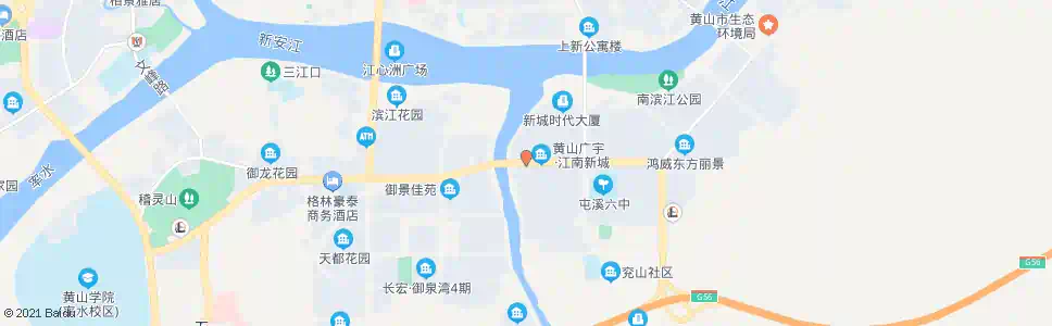 黄山珮琅桥东_公交站地图_黄山公交_妙搜公交查询2025