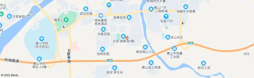黄山兖山路口_公交站地图_黄山公交_妙搜公交查询2025