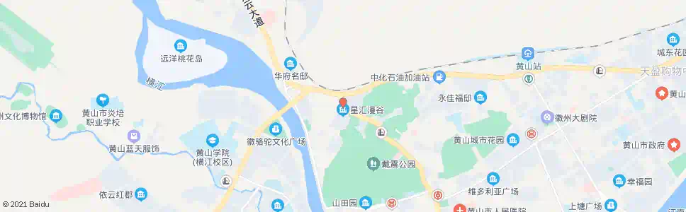 黄山梦园邨_公交站地图_黄山公交_妙搜公交查询2025