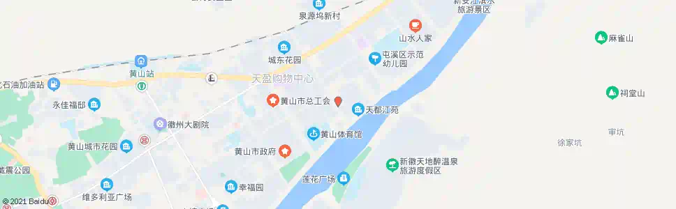 黄山老年大学_公交站地图_黄山公交_妙搜公交查询2025